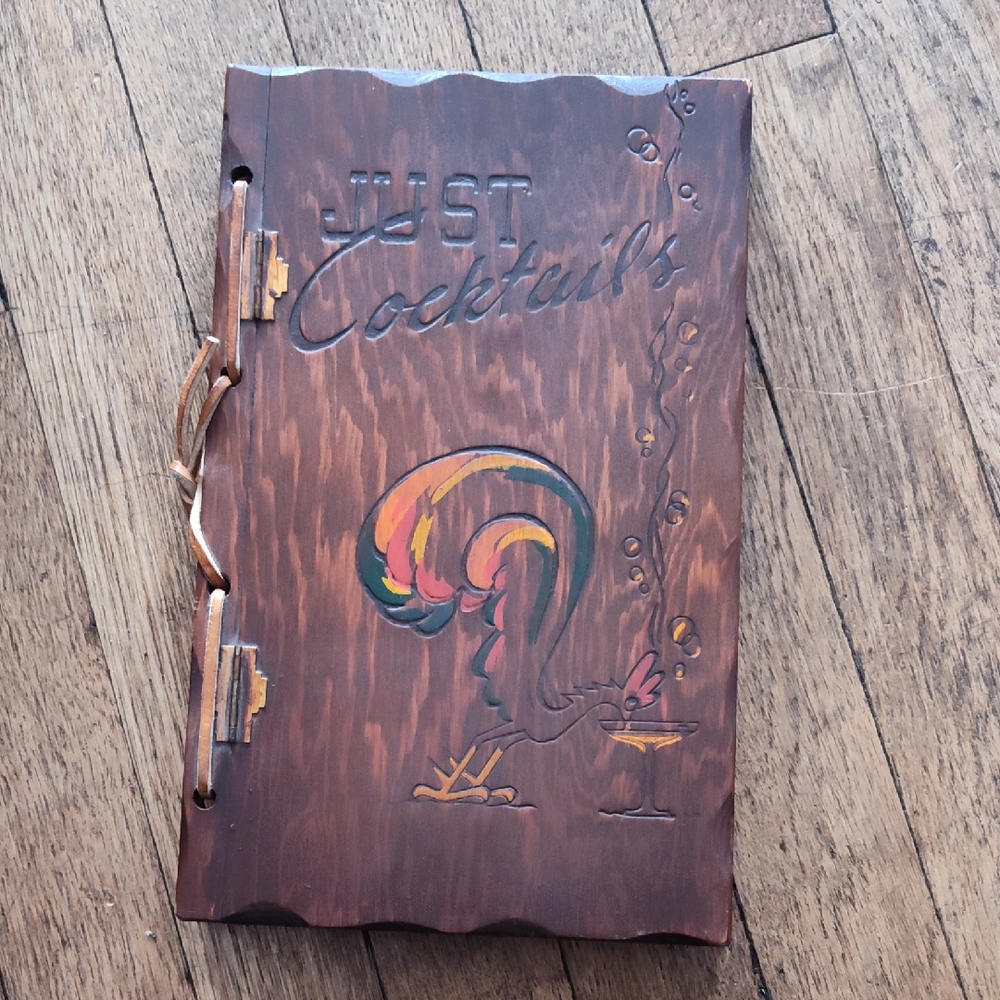 VINTAGE JUST COCKTAILS RECIPE BOOK